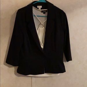 Isaac Mizrahi 3/4 sleeve blazer